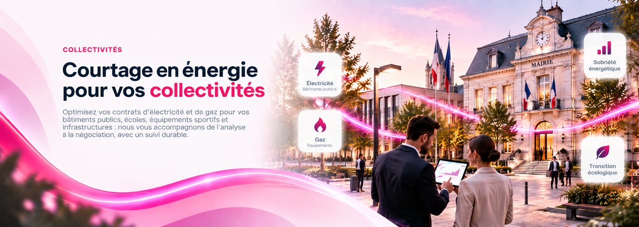 Courtage en énergie pour collectivités – Clear Énergie